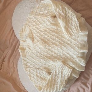 Never worn Janie and Jack knitted sweater